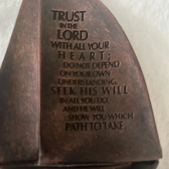He Guides, Trust In the Lord, Sailboat Sculpture, Small - Picture 2 of 7